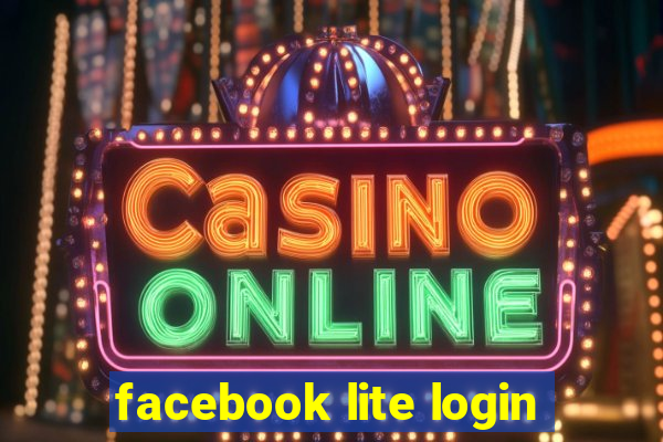 facebook lite login